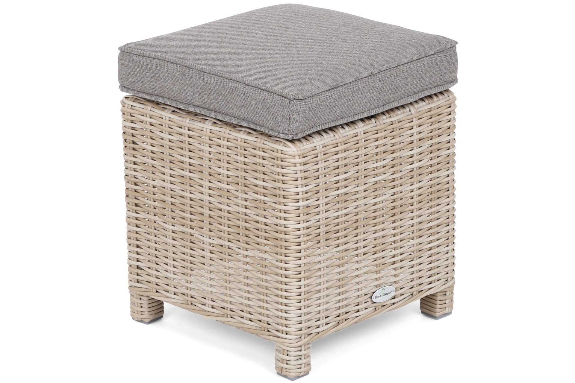 Meble ogrodowe technorattanowe California - beżowy - dla 7 osób Meble ogrodowe technorattanowe California Beige / Beige Melange