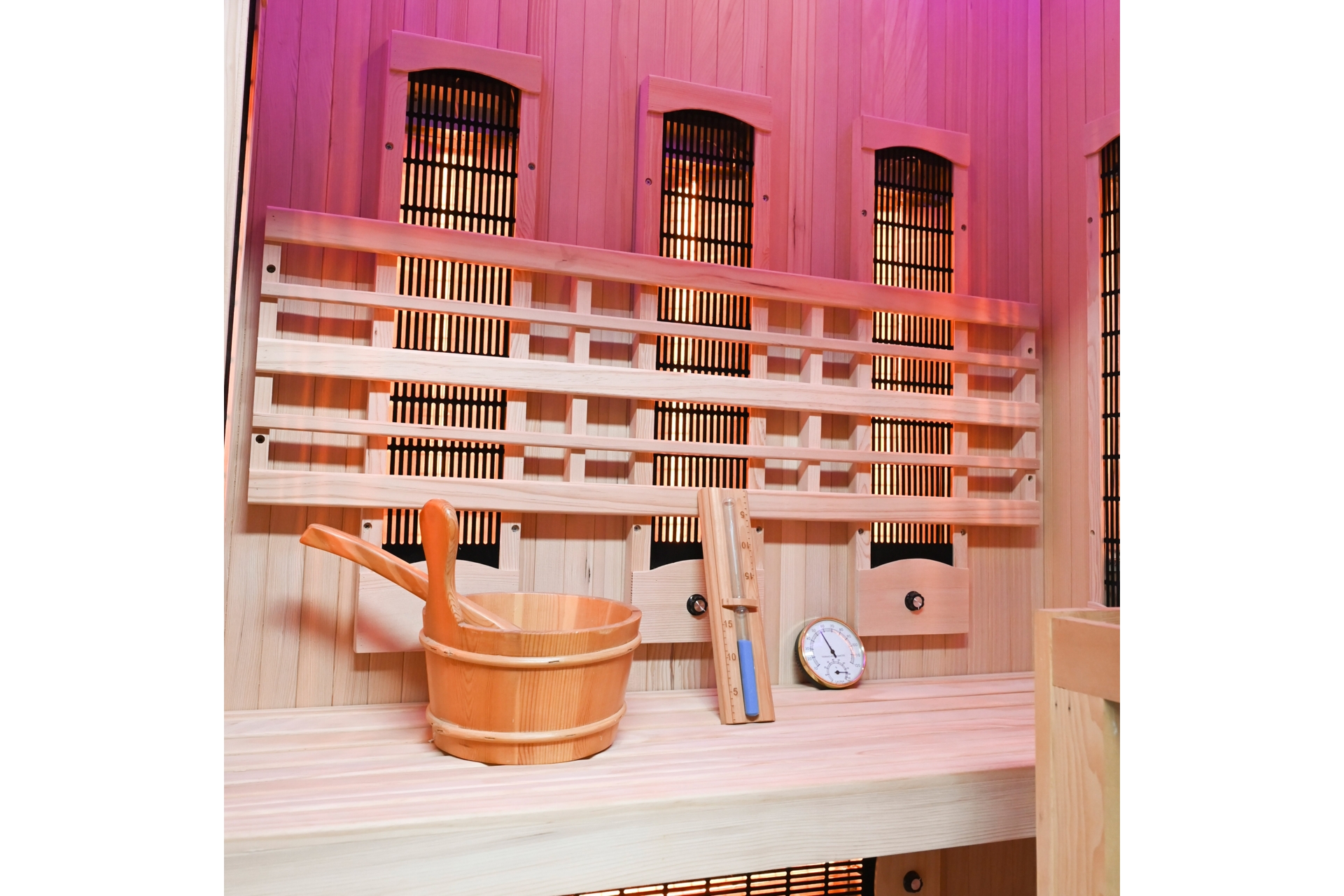 Sauna hybrydowa Nordum Combi Line 2-osobowa czarna
