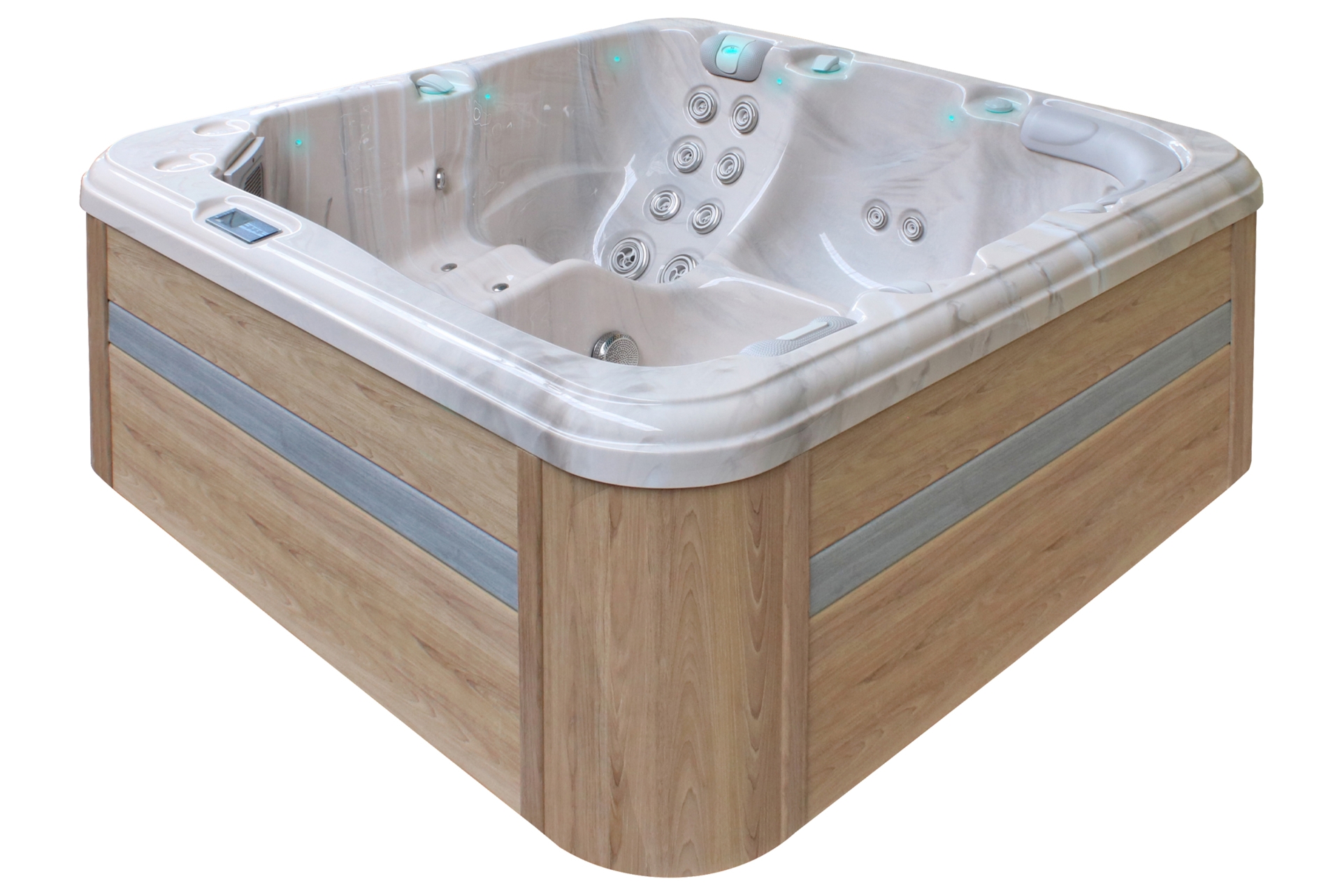 Wanna ogrodowa z hydromasażem Aquess Relax 3201 5-osobowa