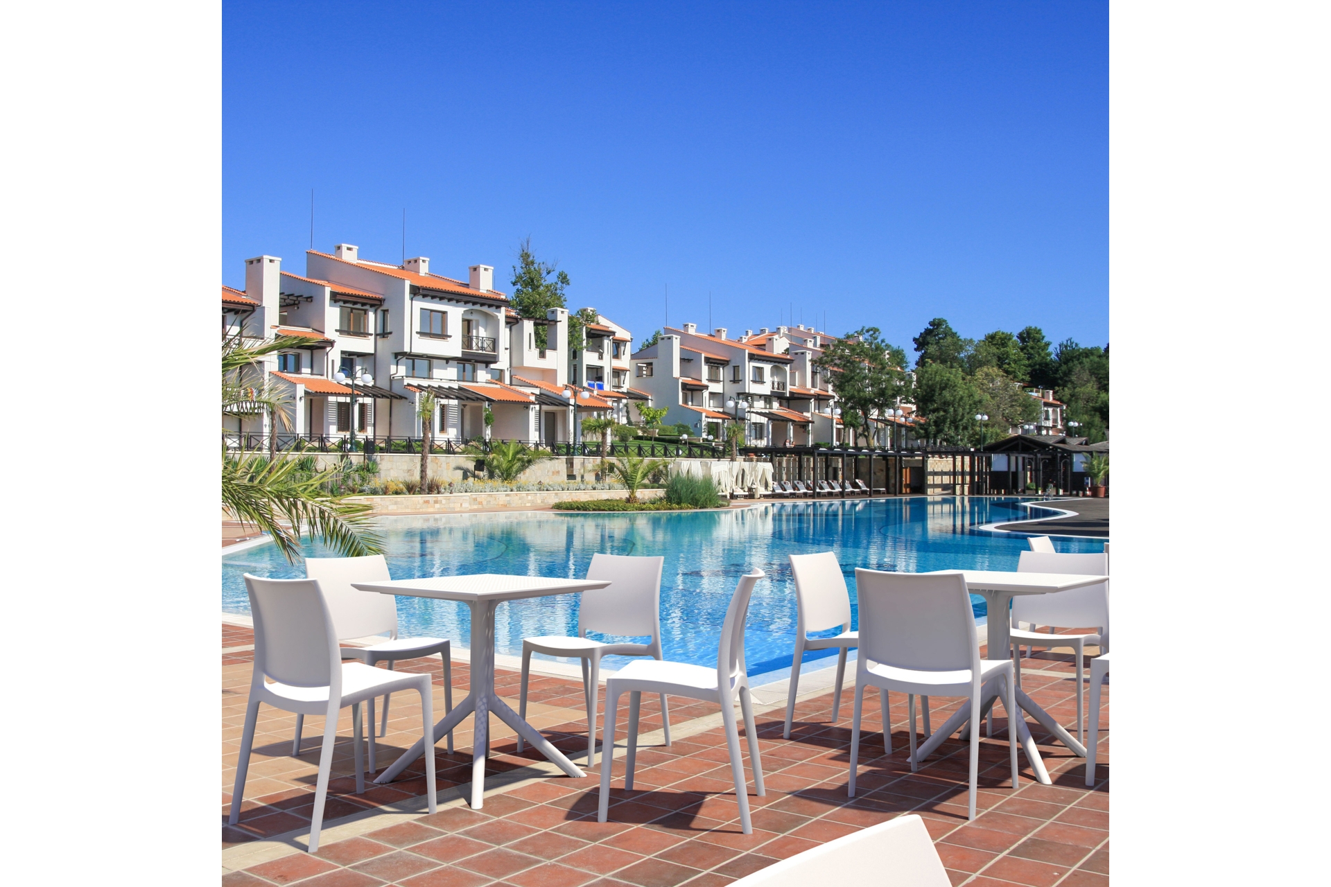 Stół Siesta Sky 70 cm Dark Grey