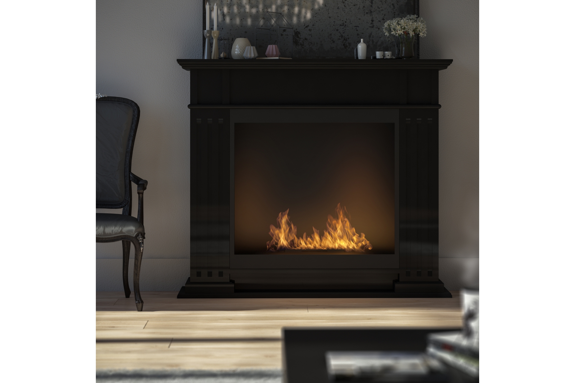 Biokominek Infire Inportal 1 czarny