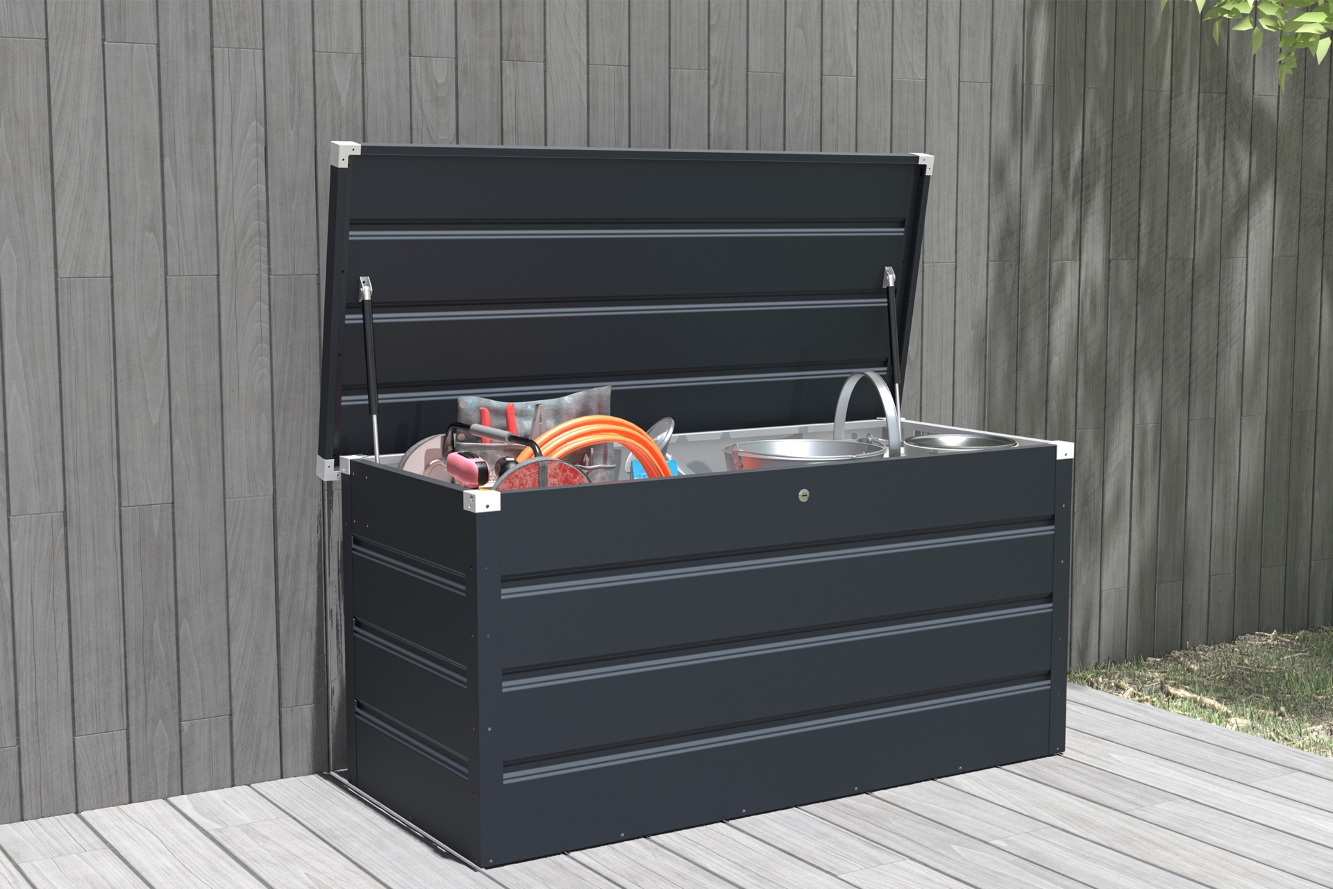 Skrzynia ogrodowa Goteborg Grey