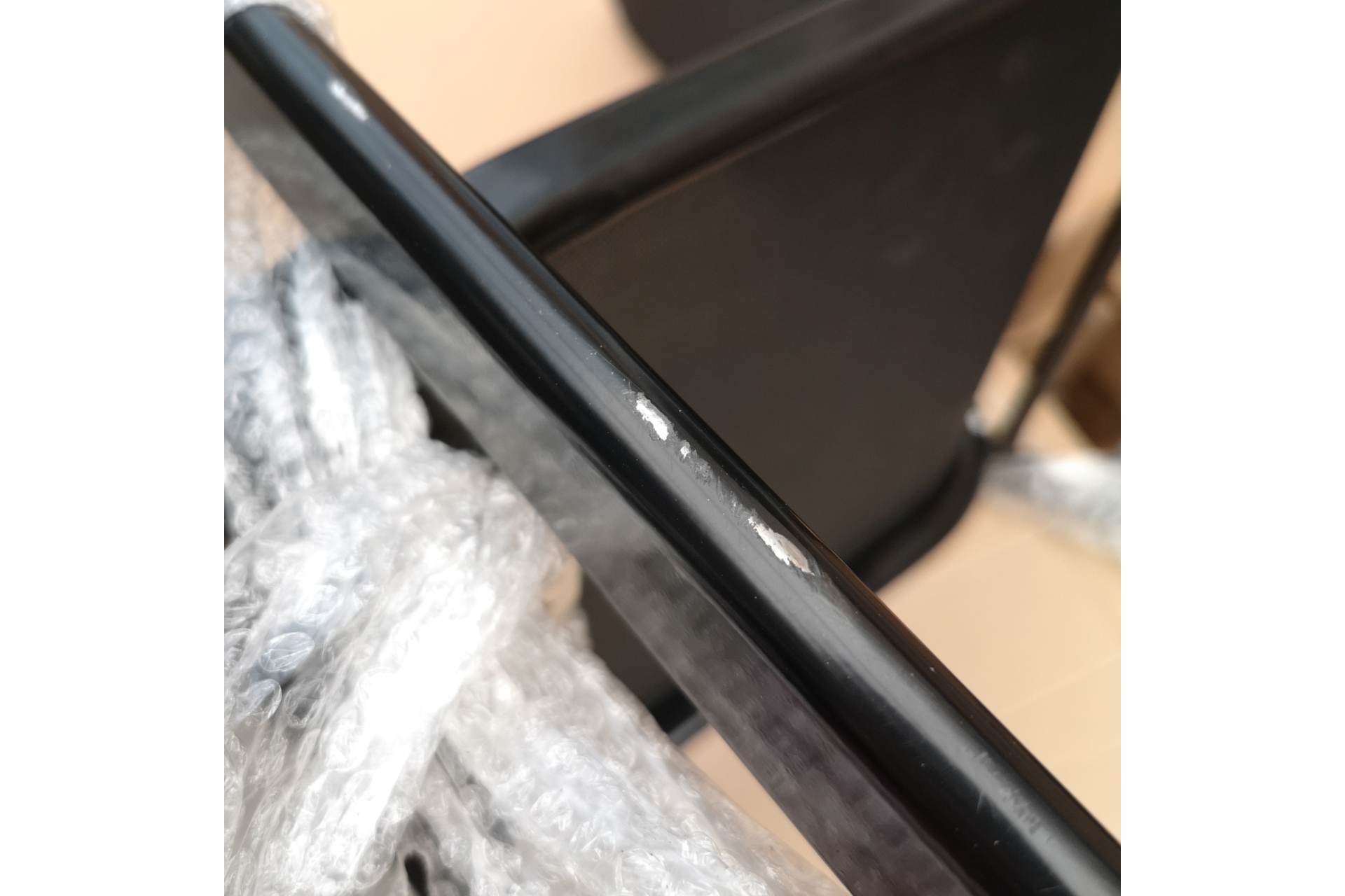 Krzesło metalowe ogrodowe Sevilla Black / Black II. gatunek