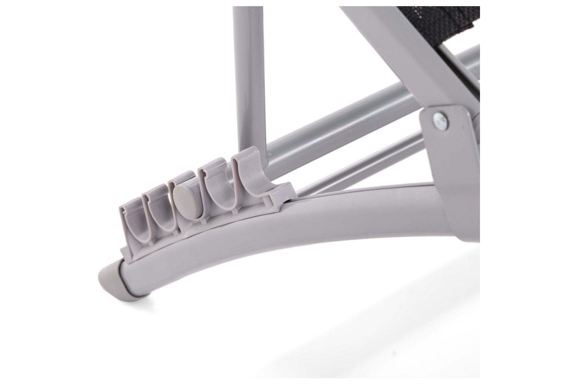 Leżak ogrodowy metalowy Summer Silver / Black