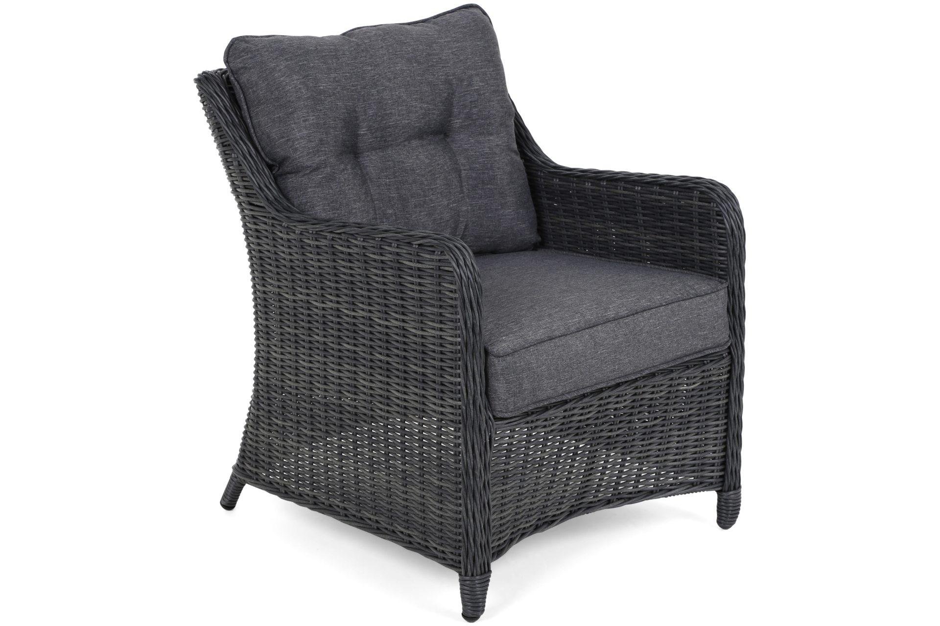 Narożny zestaw mebli ogrodowych prawy California Grey / Grey Melange