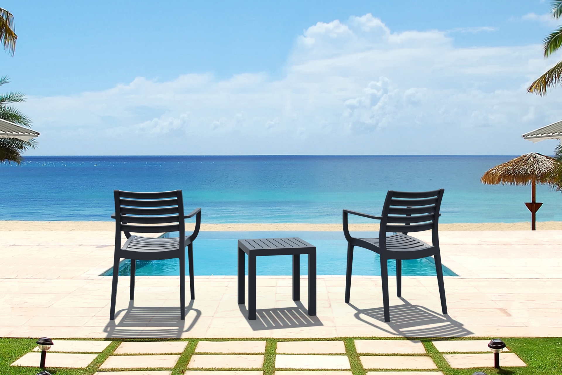 Stolik Siesta Ocean Side Silver