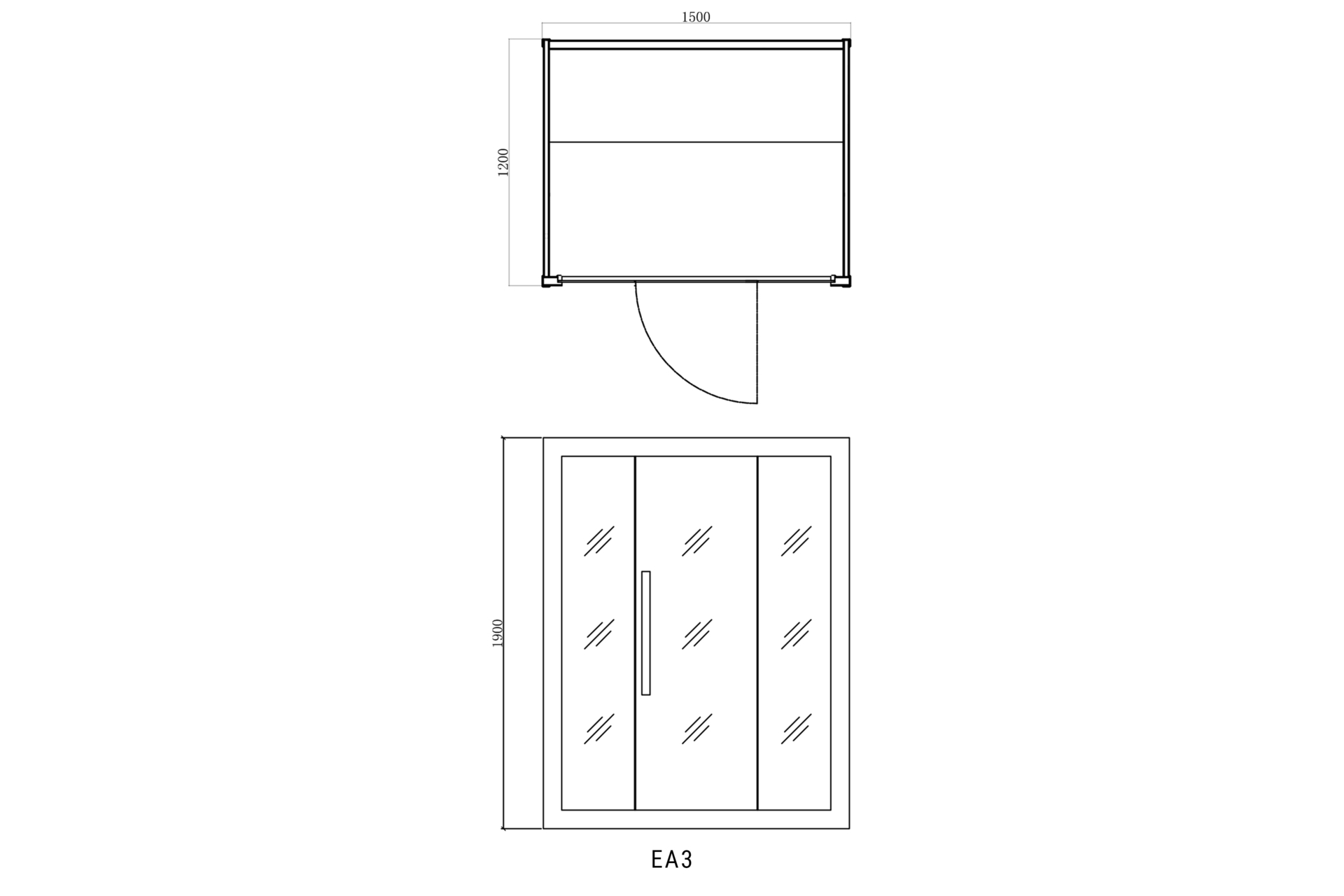 Sauna fińska EA3 Grey z piecem