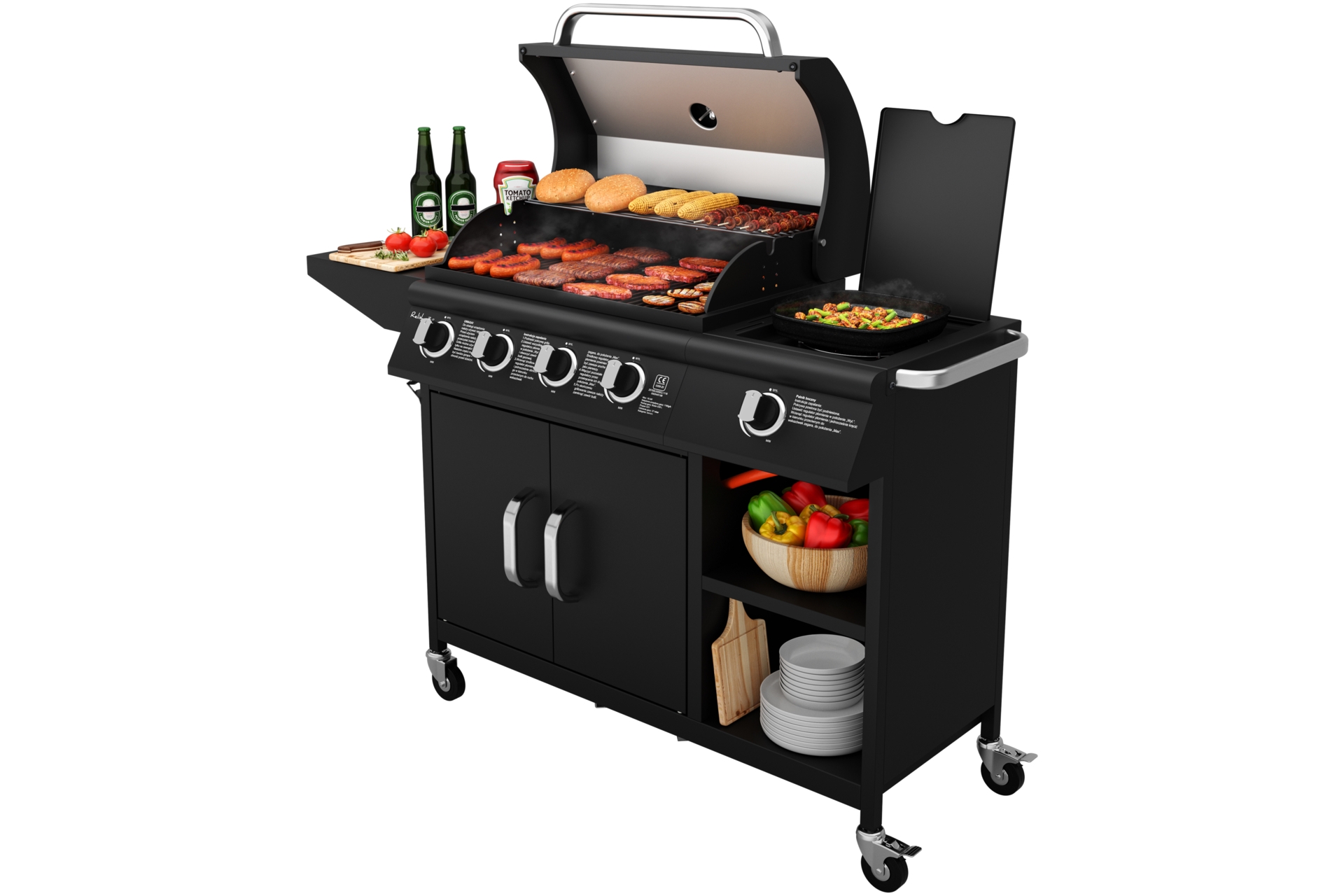Grill gazowy Köler Relish V3 - czarny - 16 kW Grill gazowy Köler Relish V3 Black