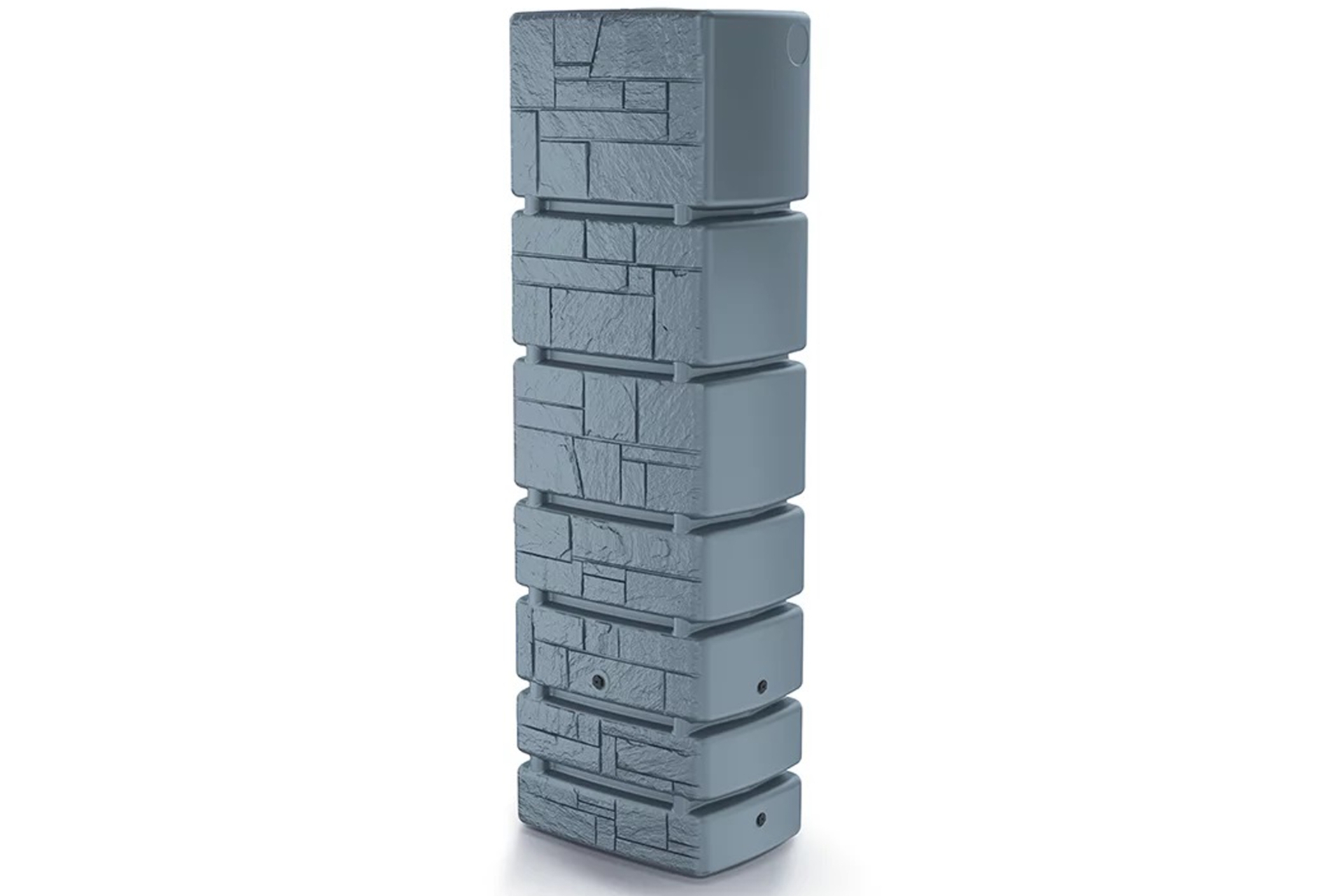 Zbiornik na deszczówkę MPI Tower Stone 500 l szary - na wodę Zbiornik na deszczówkę MPI Tower Stone 500 l szary