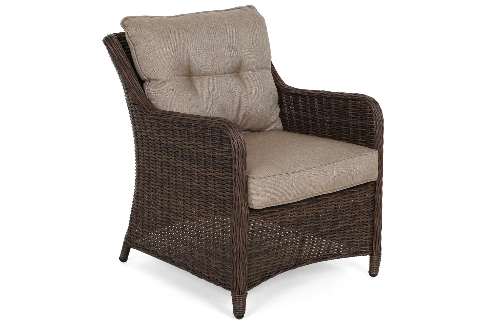 Narożny zestaw mebli ogrodowych lewy California Brown Mat / Brown Melange - brązowy - dla 8 osób Narożny zestaw mebli ogrodowych lewy California Brown Mat / Brown Melange