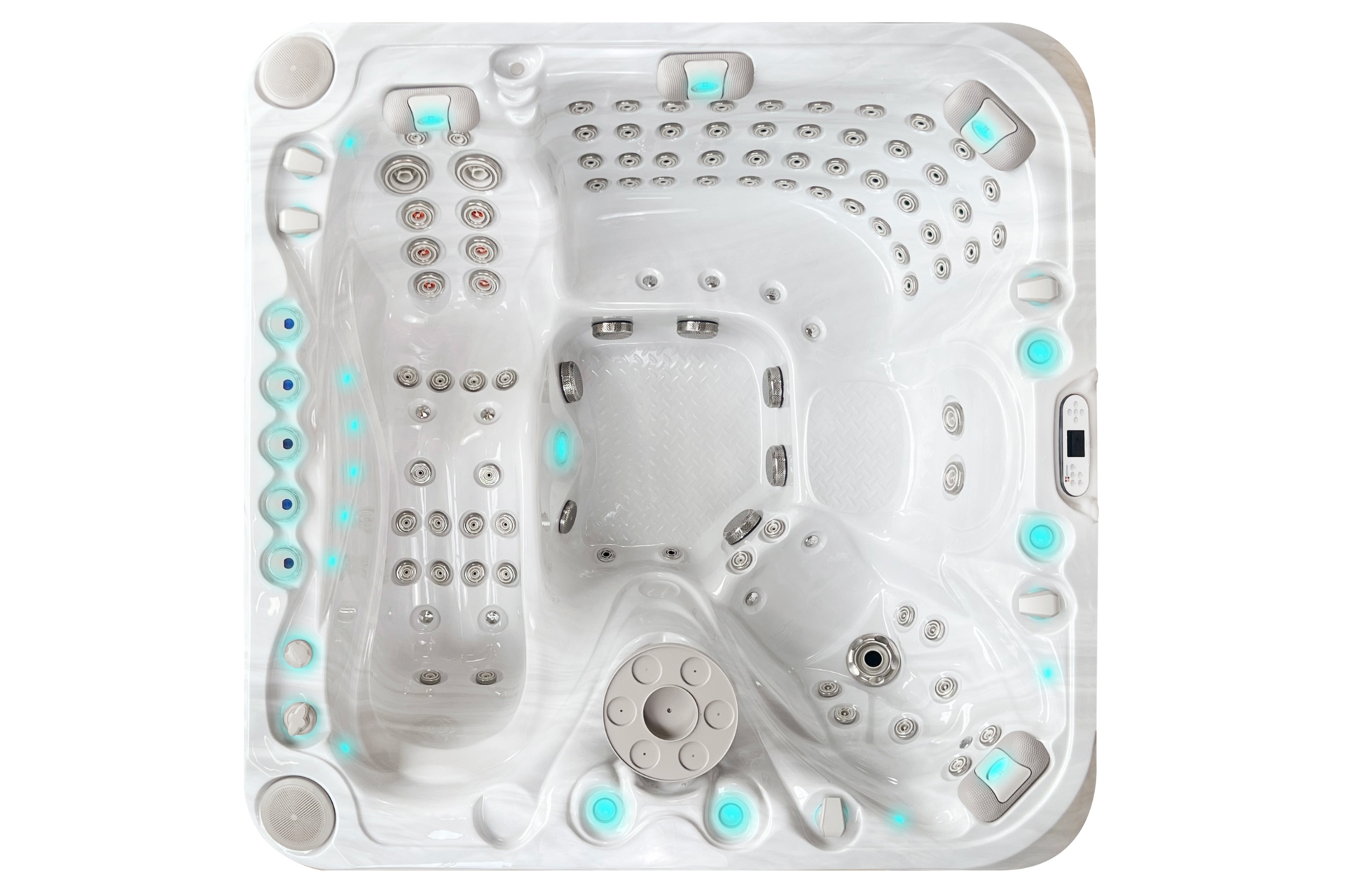 Wanna ogrodowa z hydromasażem Aquess Felicity 7202 5-osobowa