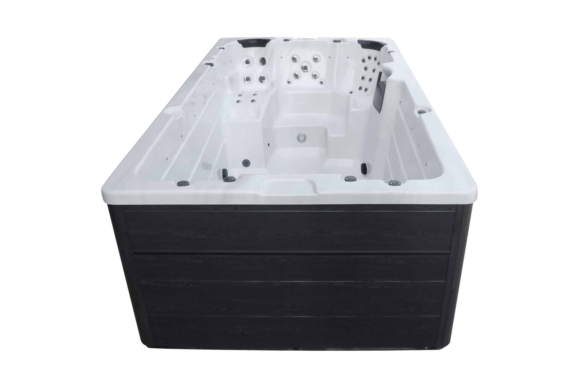 Basen ogrodowy z przeciwprądem i hydromasażem Hanscraft Odin 450 x 228 cm - całoroczny - 63 dysze Basen ogrodowy z przeciwprądem i hydromasażem Hanscraft Odin 450 x 228 cm