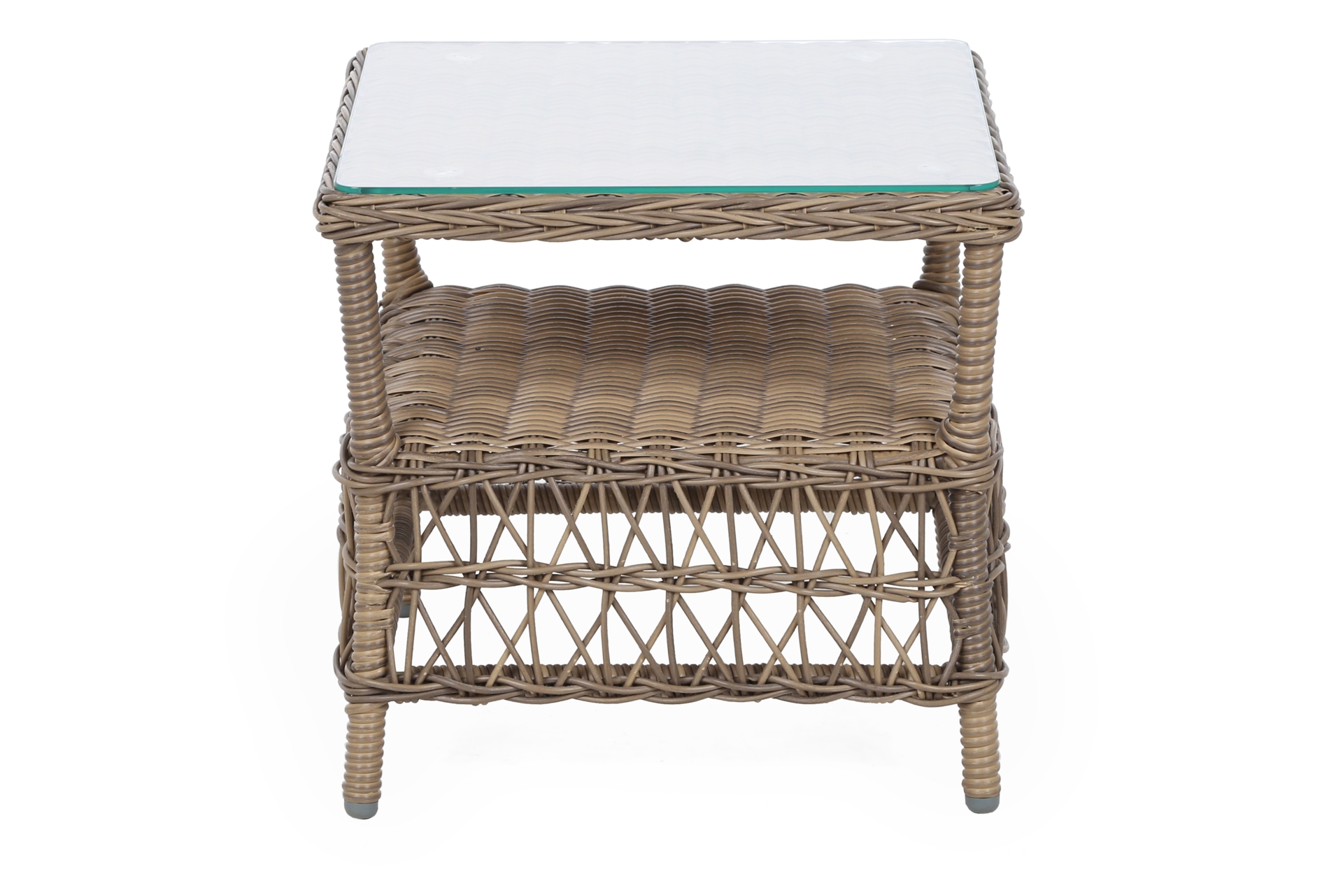 Meble ogrodowe technorattanowe Corfu Light Brown / Beige Melange