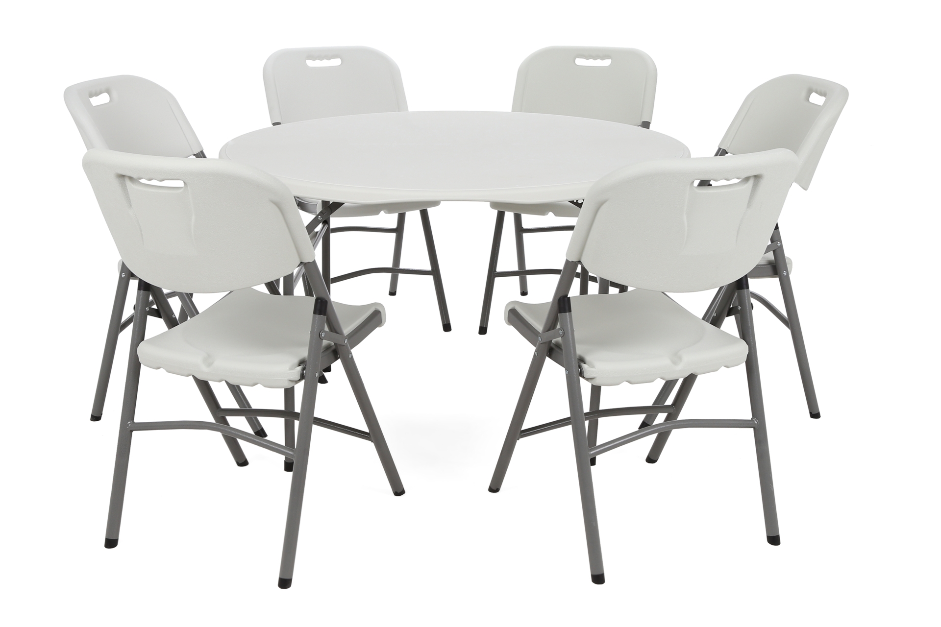 Zestaw mebli cateringowych Ø 120 cm 6+1