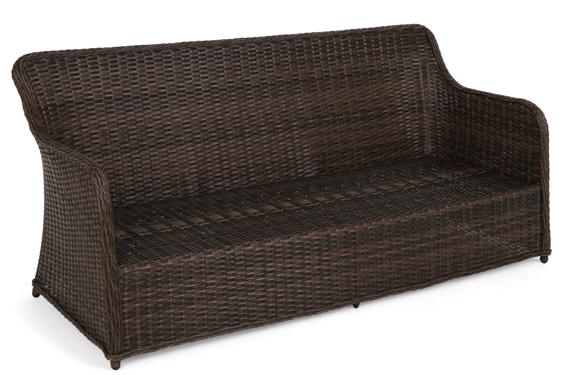 Meble ogrodowe technorattanowe Bergamo Brown Mat / Brown Melange