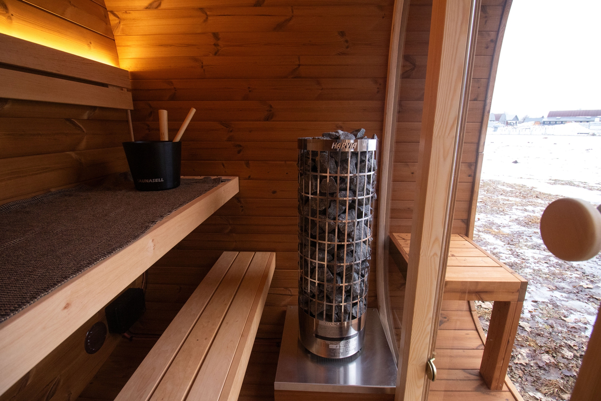 Sauna fińska zewnętrzna Leil® Saunas Dice Comfy 2.0 4-osobowa