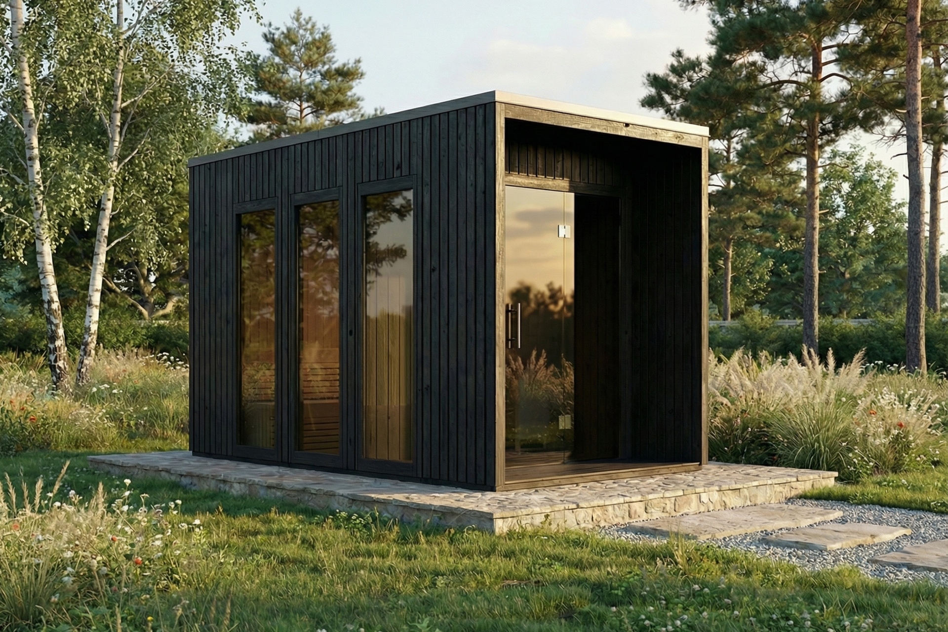 Sauna fińska zewnętrzna Megiw Miami