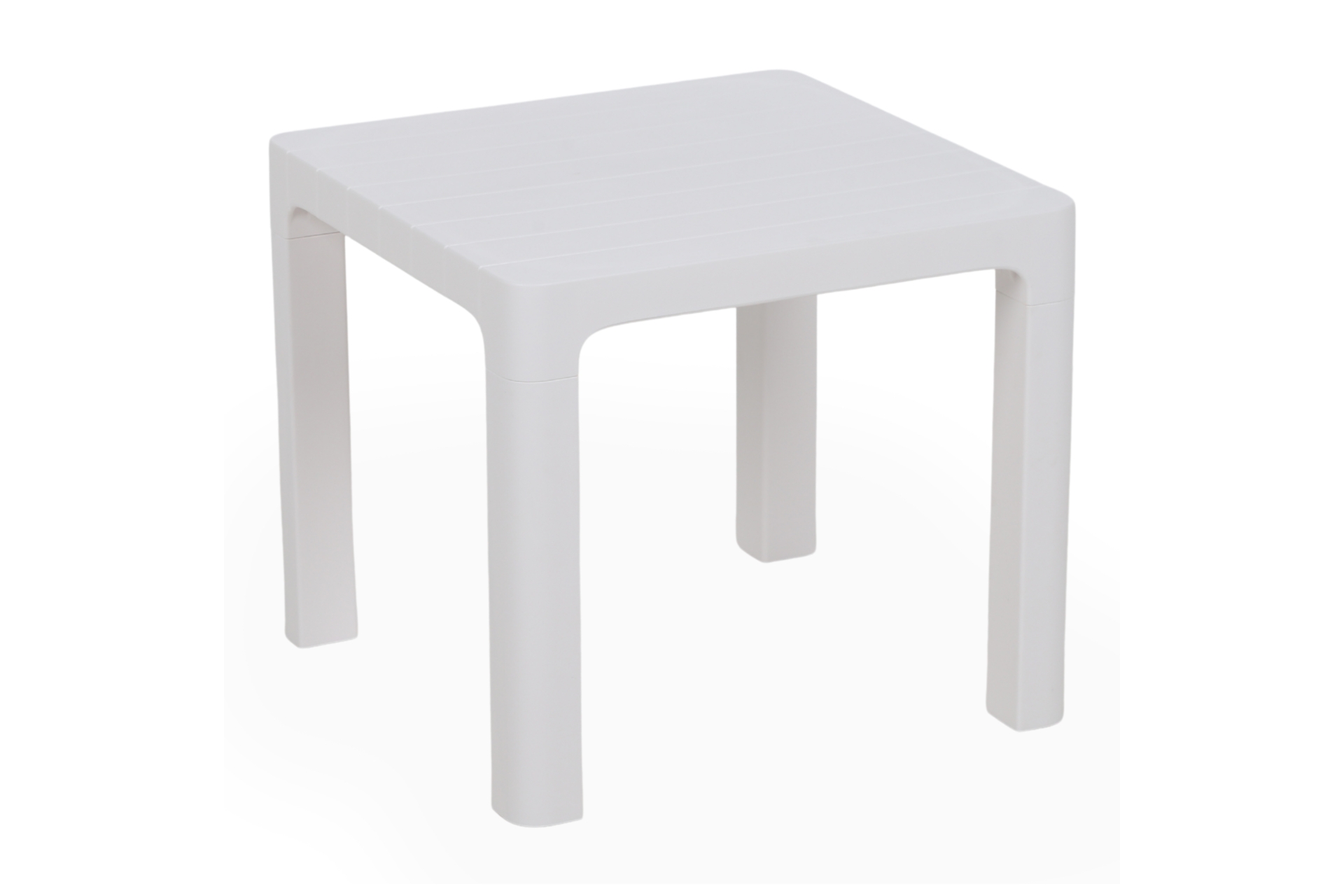 Zestaw leżaków ogrodowych Monako White / Dark Grey ze stolikiem 