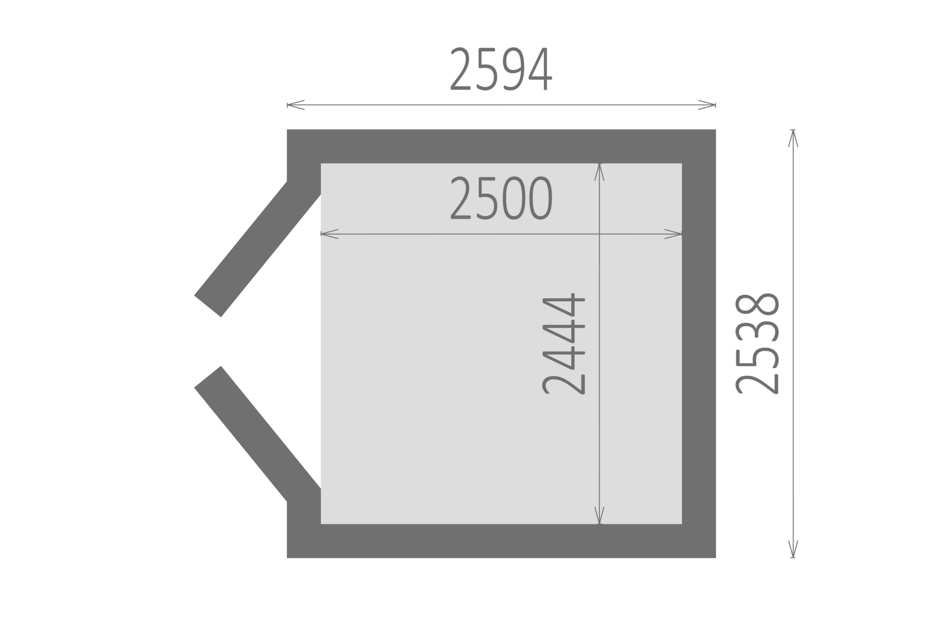 Domek ogrodowy Megiw Lawenda