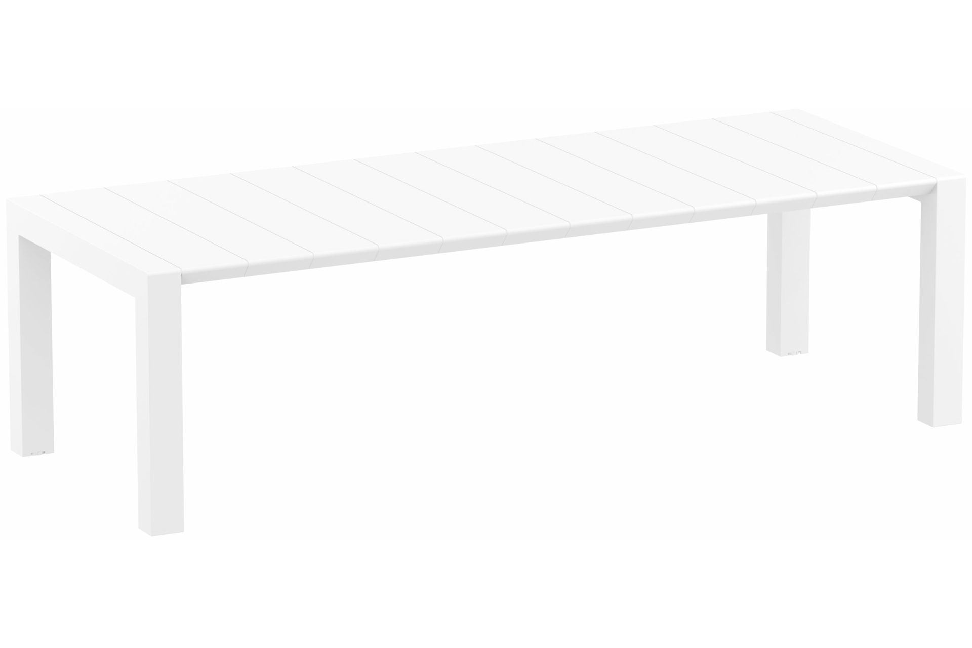 Stół Siesta Vegas 260+40 cm White