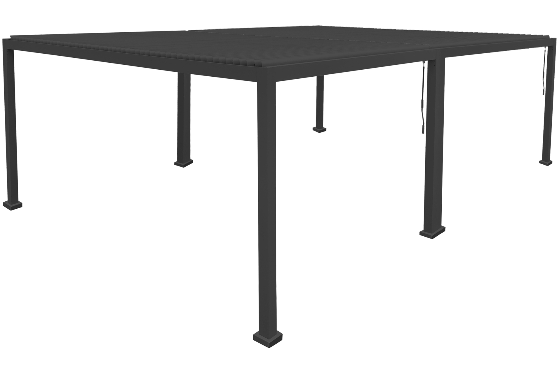 Pergola ogrodowa aluminiowa Bermeo 600 x 400 cm