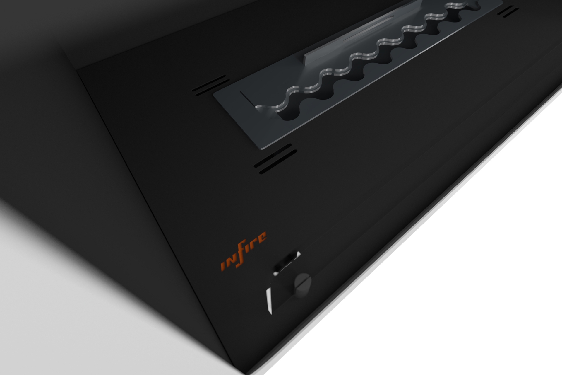 Biokominek nowoczesny Infire Inecco czarny Biokominek Infire Inecco czarny