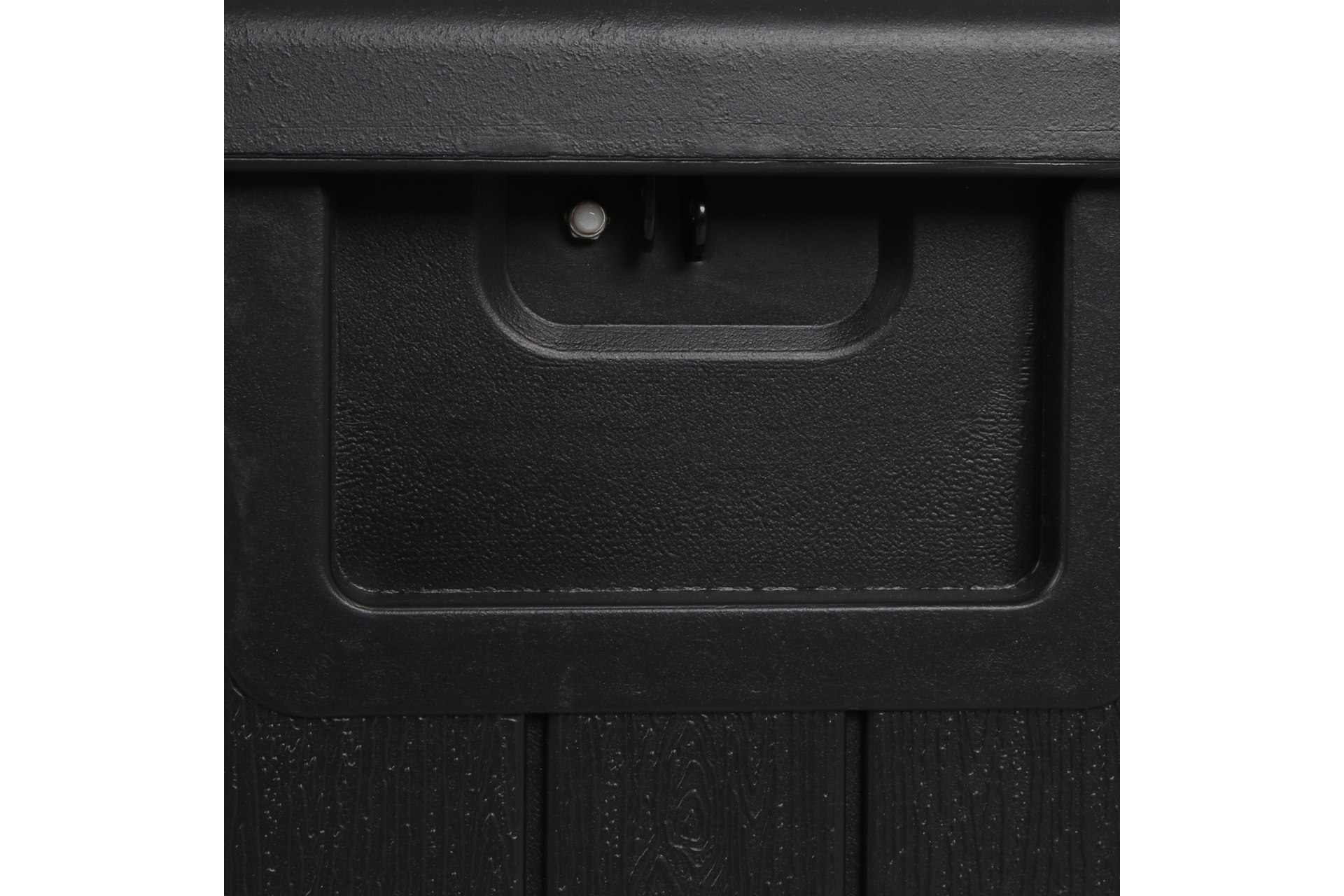 Skrzynia ogrodowa wzmocniona Gotland 567 l Black