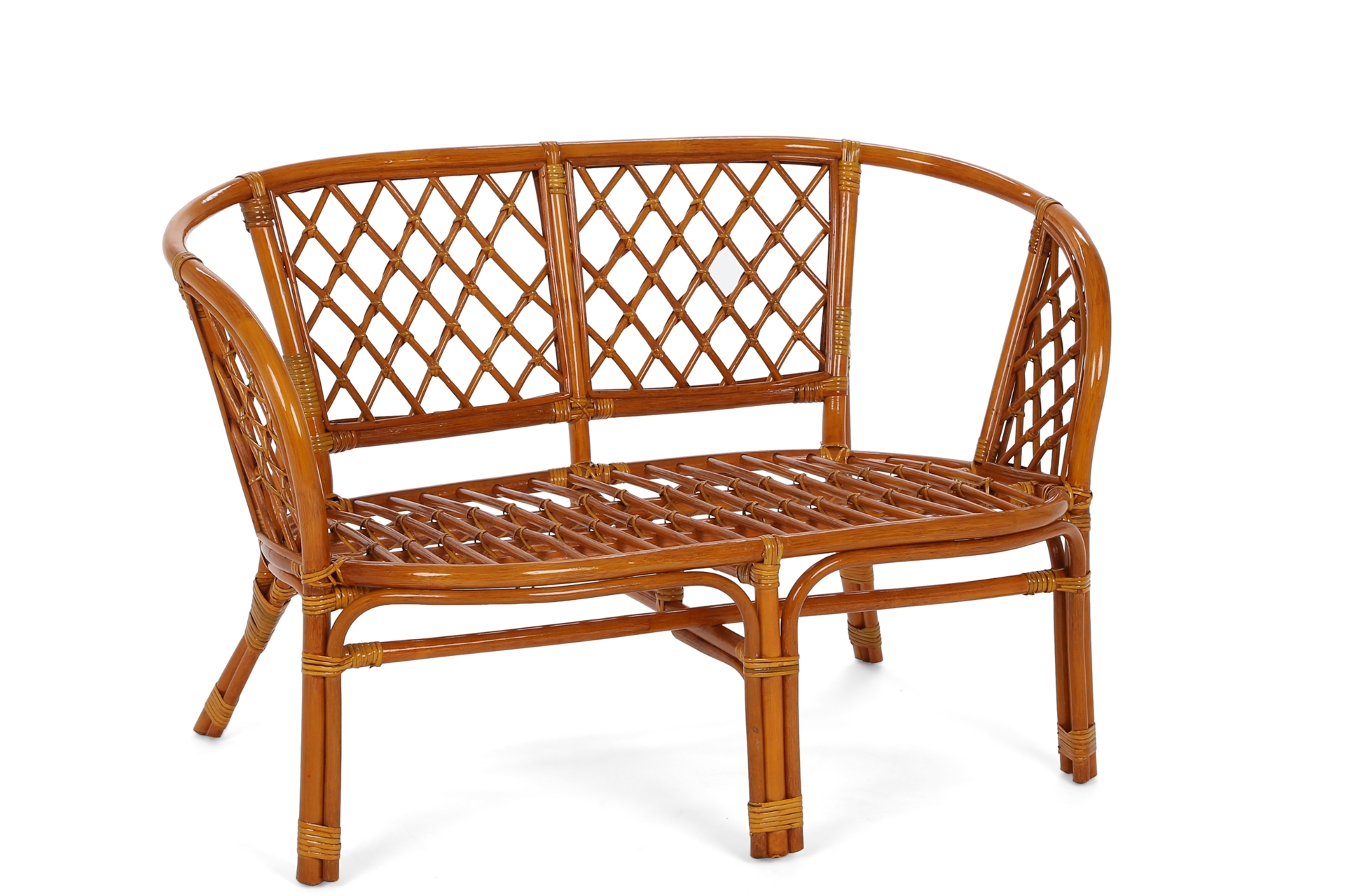 Meble ogrodowe rattanowe Bahama Orange / Latte 3+1 - dla 4 osób - naturalny materiał Meble ogrodowe rattanowe Bahama Orange / Latte 3+1