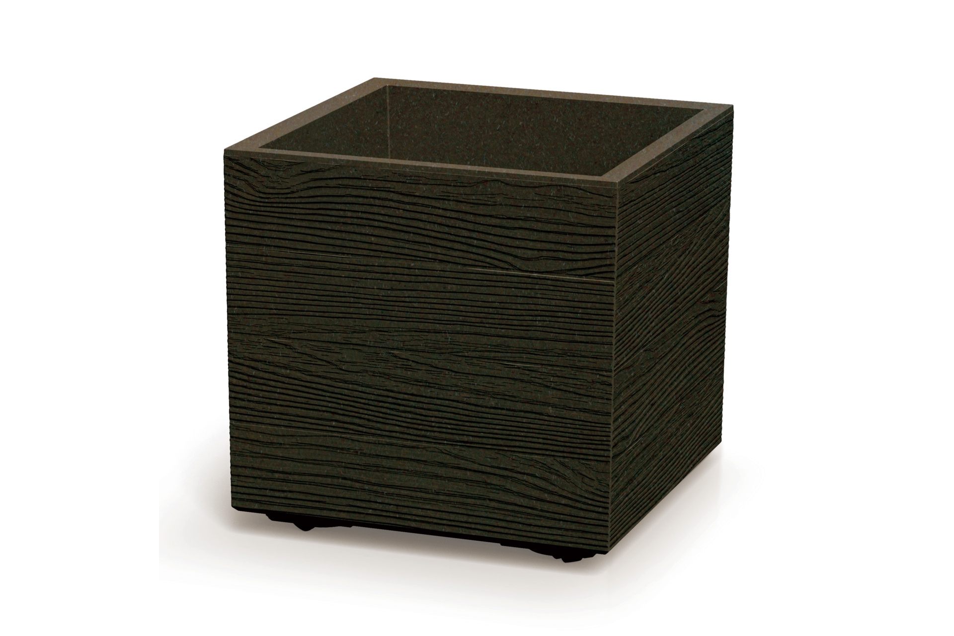 Donica ogrodowa Madera Square Eco Wood Eco Coffee 13 l