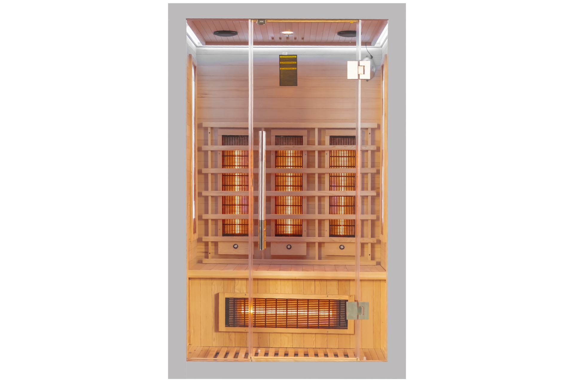 Sauna infrared Nordum Solea 2-osobowa szara