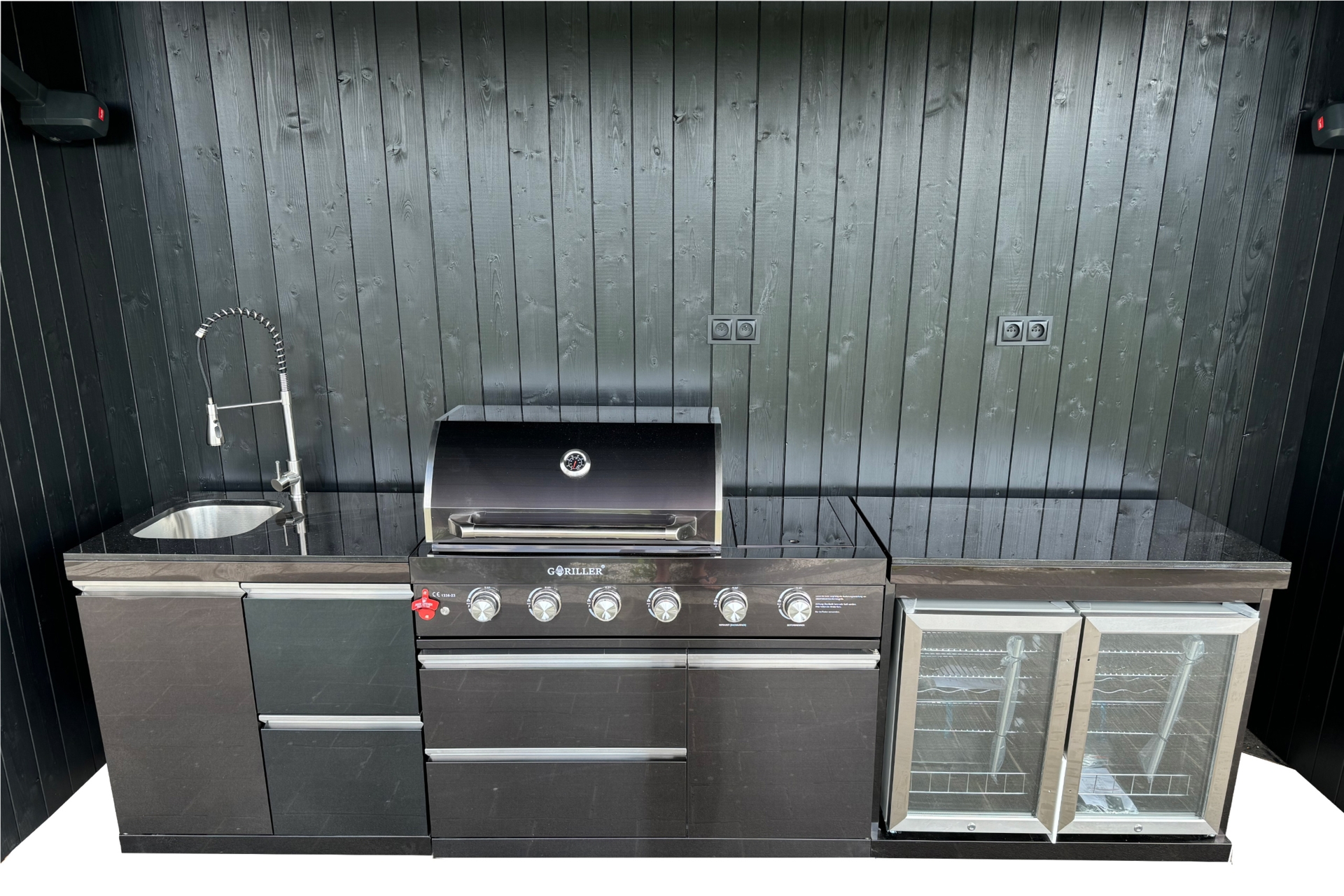 Kuchnia ogrodowa zamykana Island