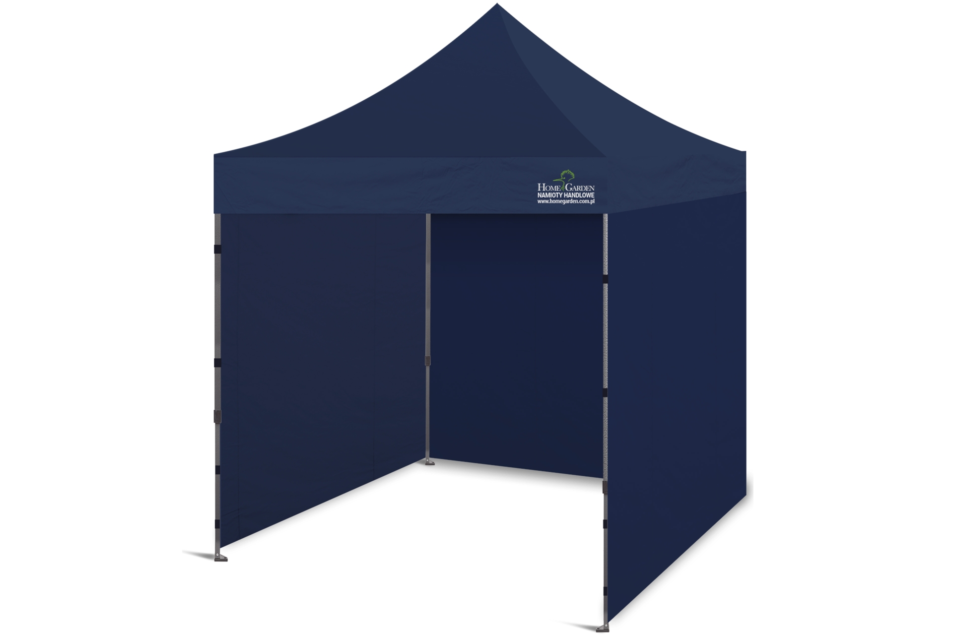 Namiot handlowy 200 x 200 cm granatowy