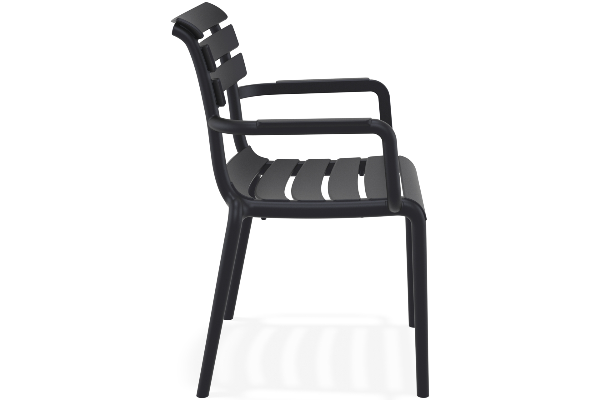 Krzesło Siesta Paris czarne z polipropylenu Krzesło Siesta Paris Black