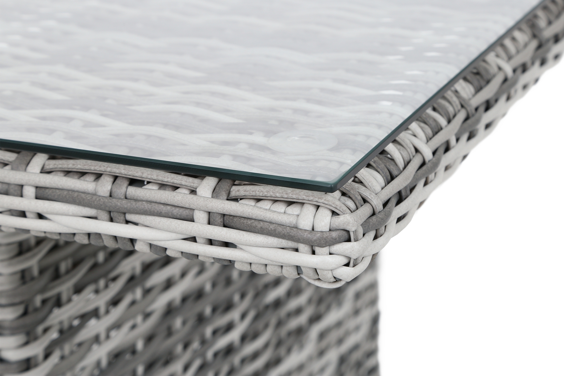 Meble ogrodowe technorattanowe Bergamo Light Grey / Grey Melange