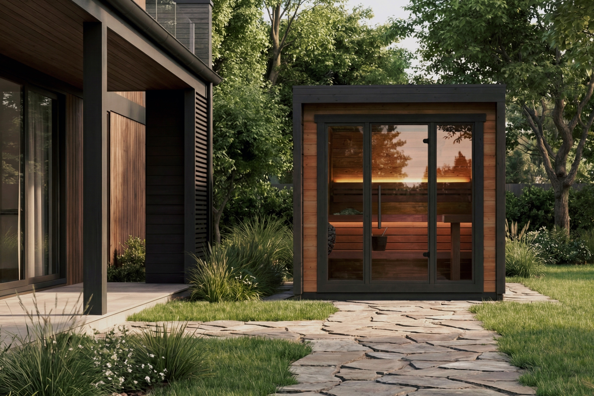 Sauna fińska zewnętrzna Leil® Saunas Patio XS 4-osobowa