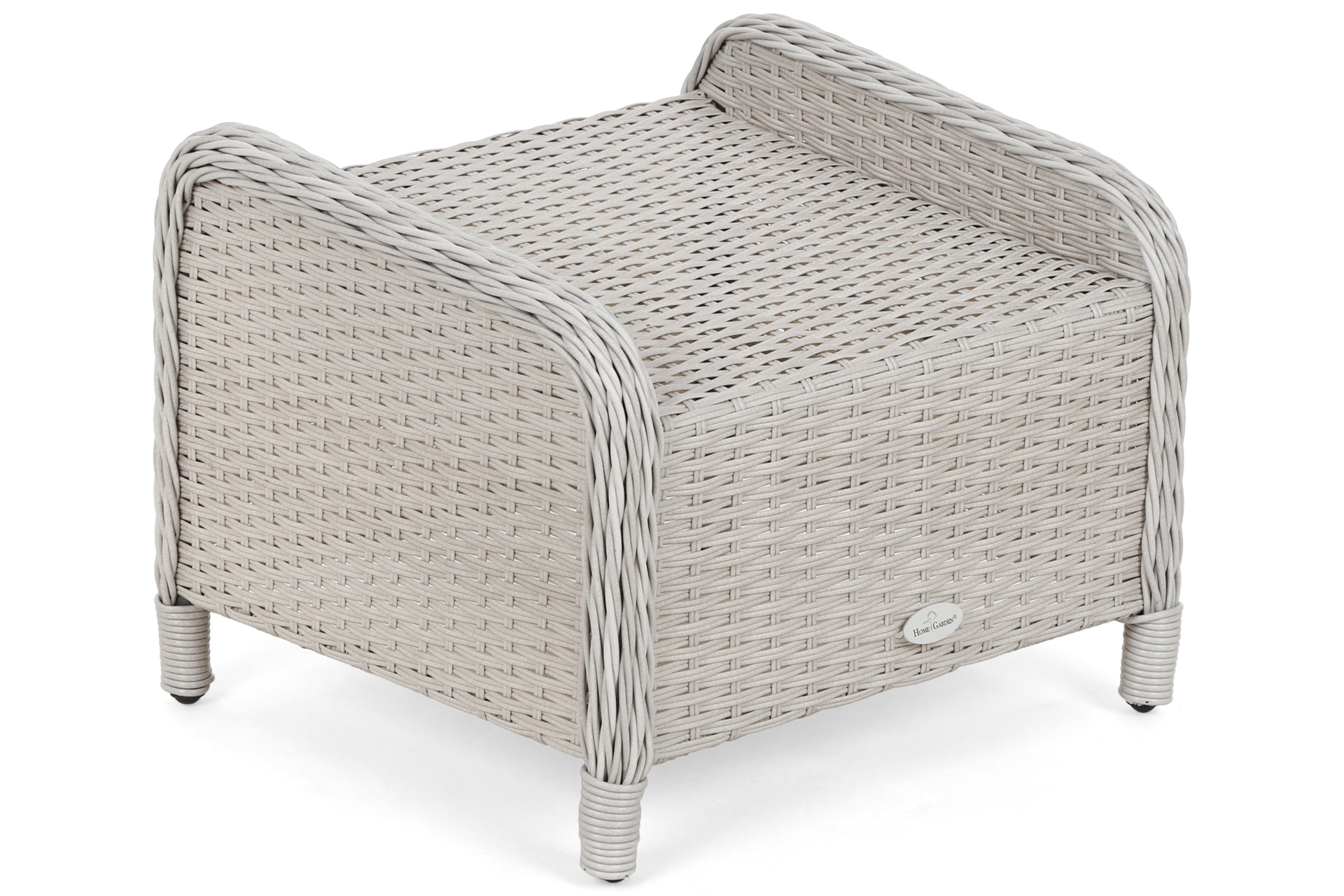 Meble ogrodowe technorattanowe Sofia White / Grey