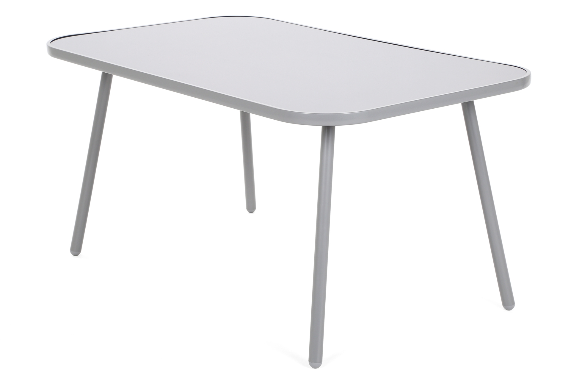 Meble ogrodowe metalowe Casablanca Silver / Grey - 150 cm - 6 osób Meble ogrodowe metalowe Casablanca 150 cm Silver / Grey 6+1