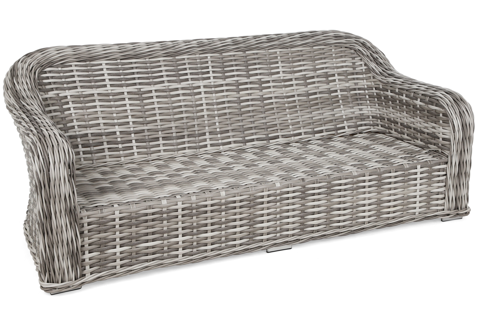 Meble ogrodowe technorattanowe Foggia Light Grey / Grey Melange