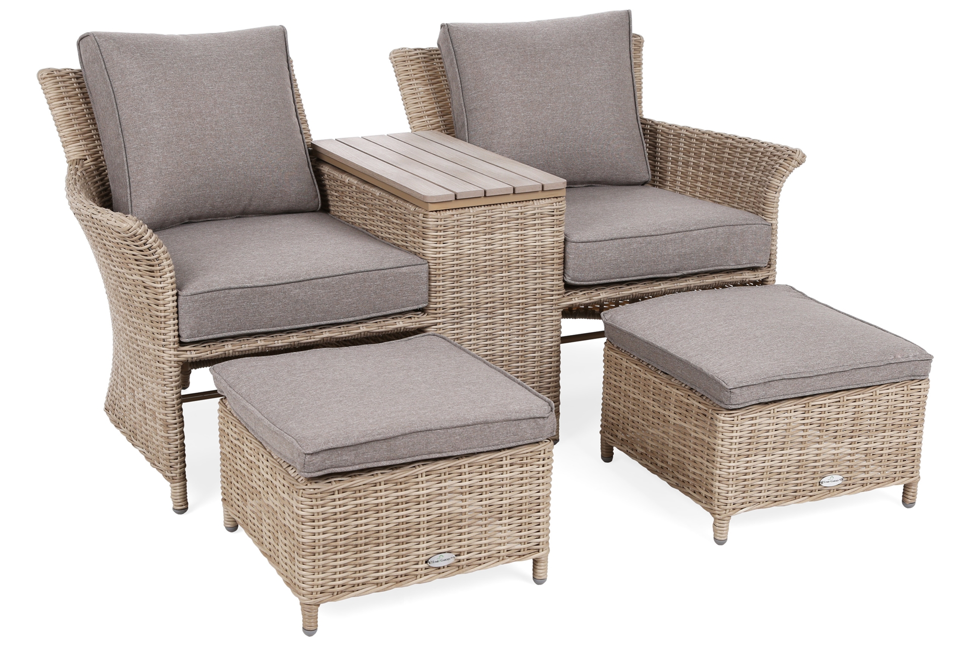 Sofa ogrodowa Milos Plus Beige / Beige Melange