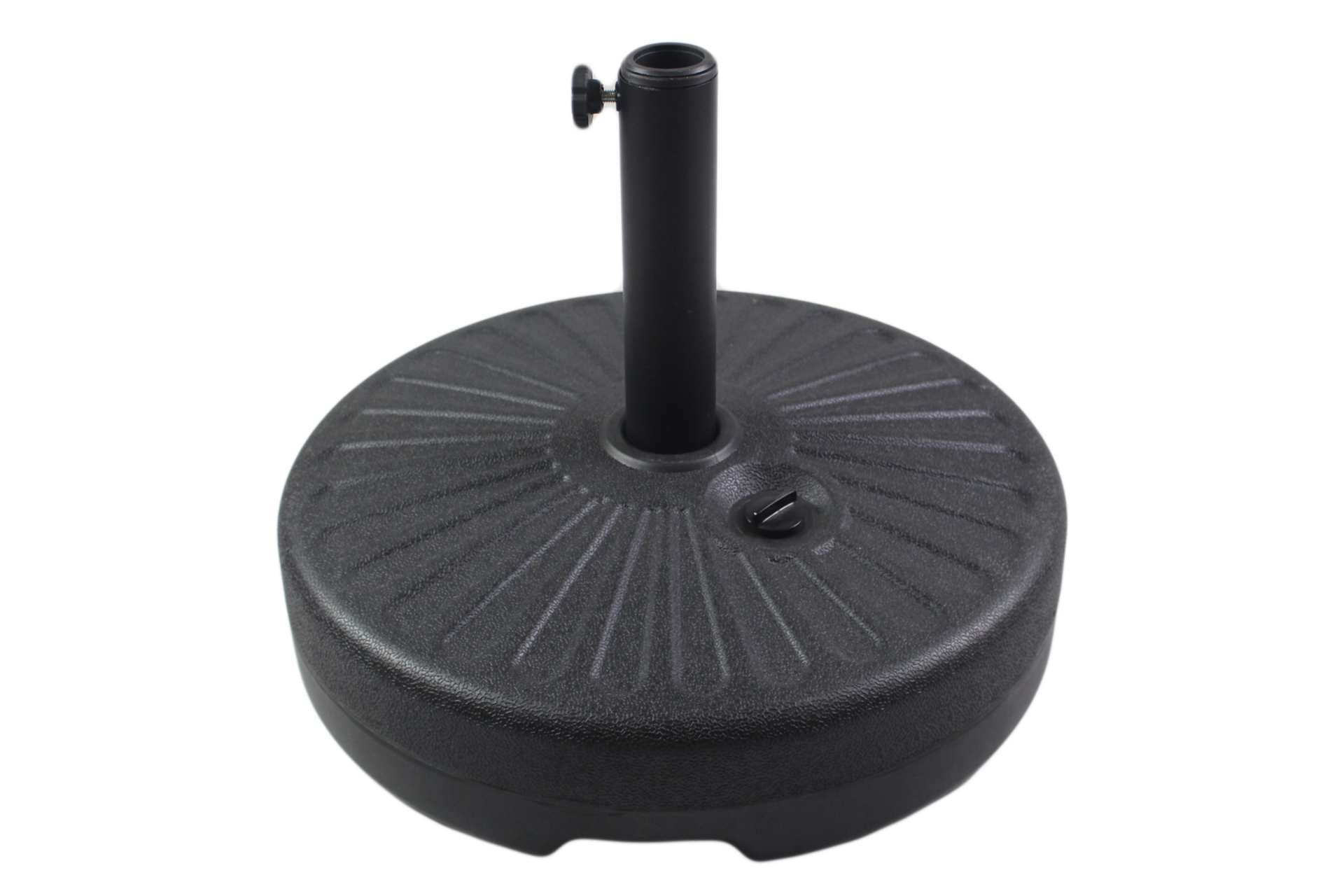 Podstawa pod parasol ogrodowy - czarna - obciążnik do parasola Podstawa do parasola ogrodowego 22 l