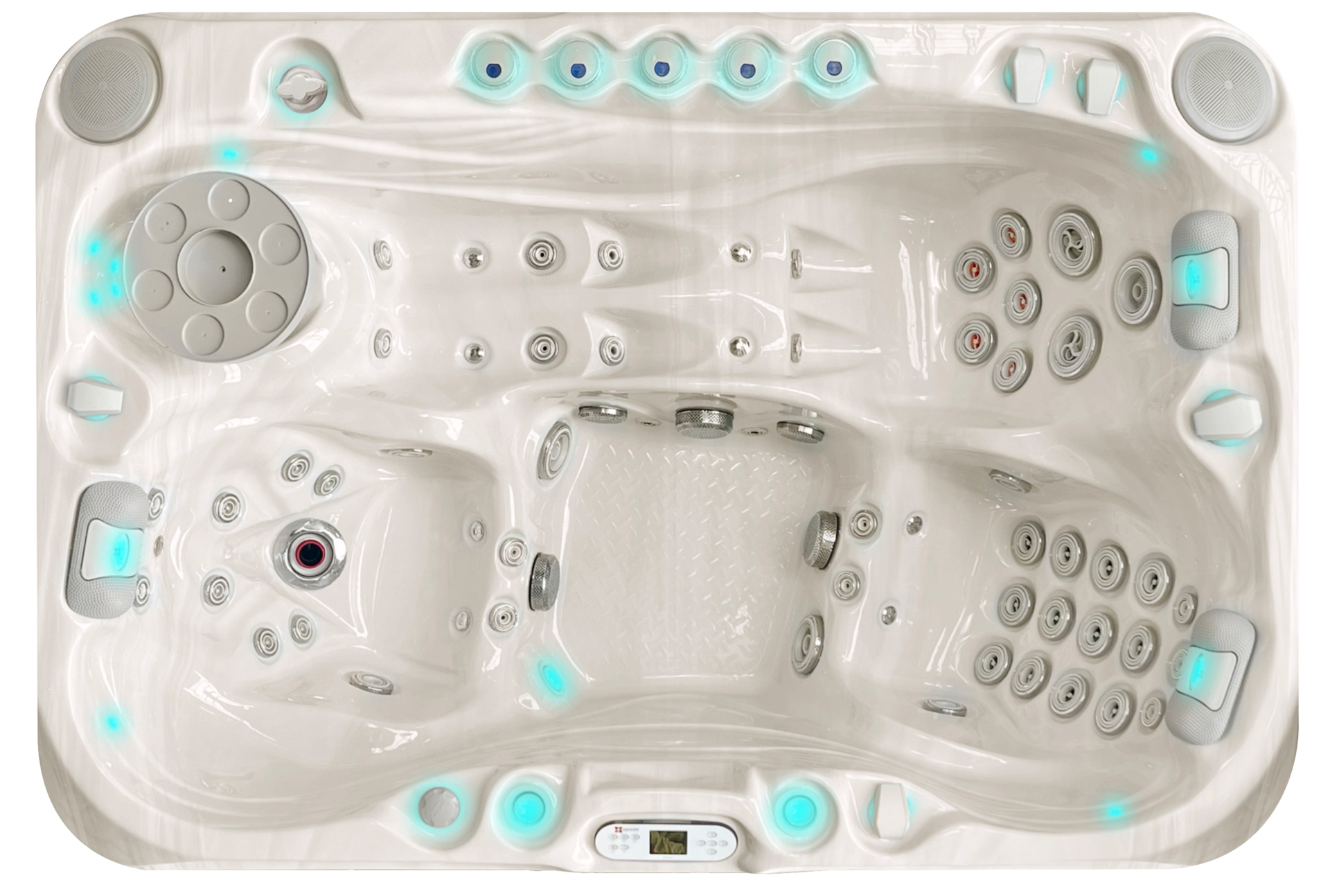 Wanna ogrodowa z hydromasażem Aquess Sensation 6102 3-osobowa