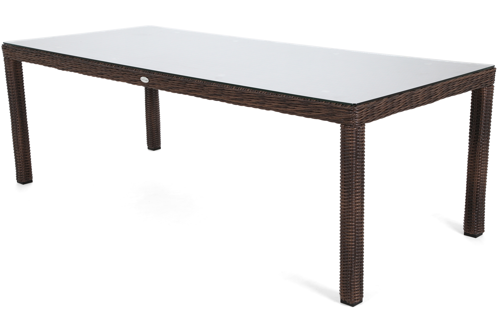 Meble ogrodowe technorattanowe Bristol 230 cm Brown Mat / Brown Melange 8+1