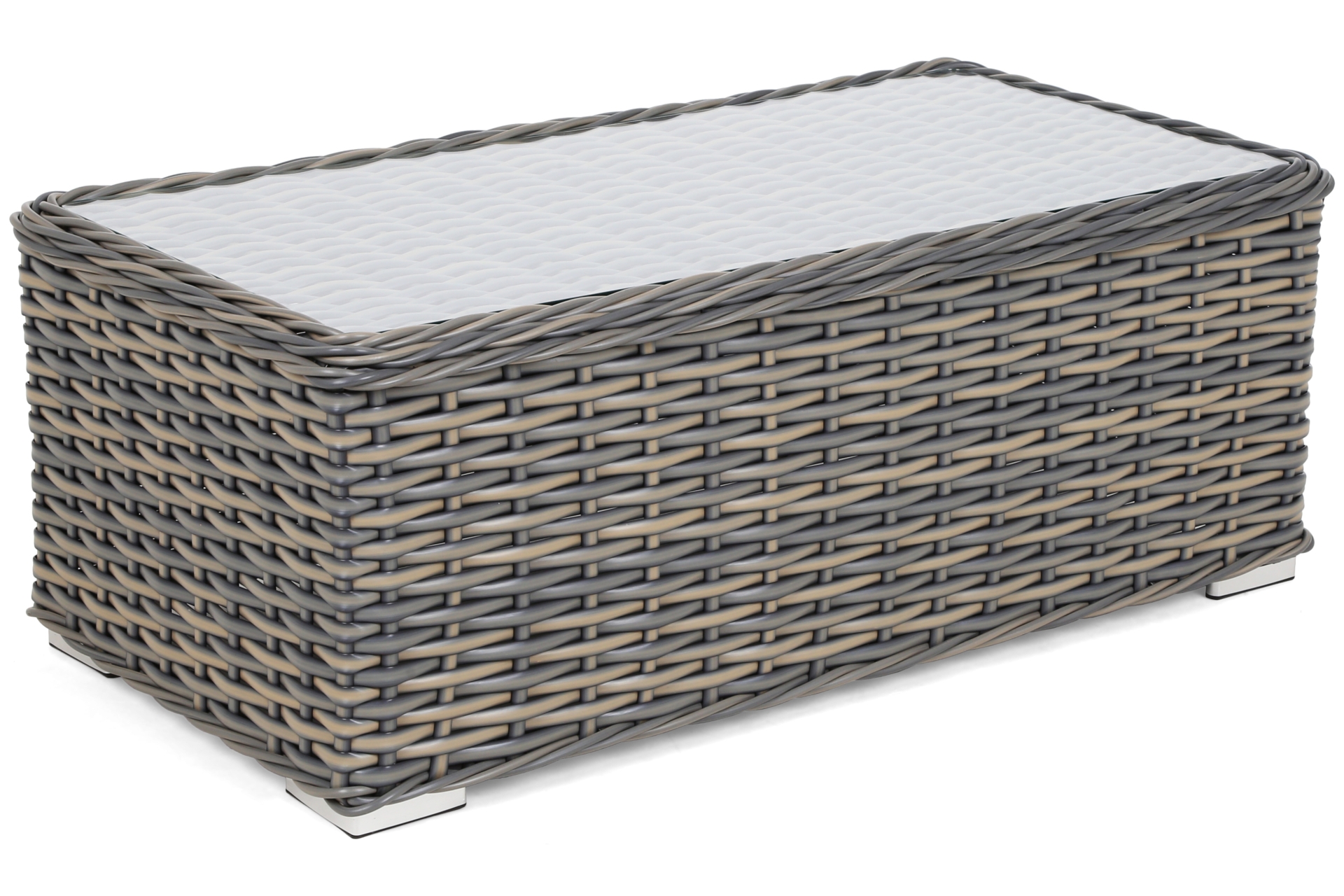 Meble ogrodowe technorattanowe Foggia Silk Grey / Grey Melange