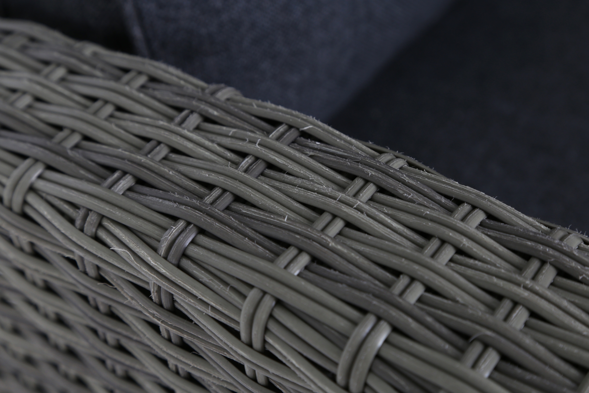 Meble ogrodowe technorattanowe Saloniki Light Grey / Grey