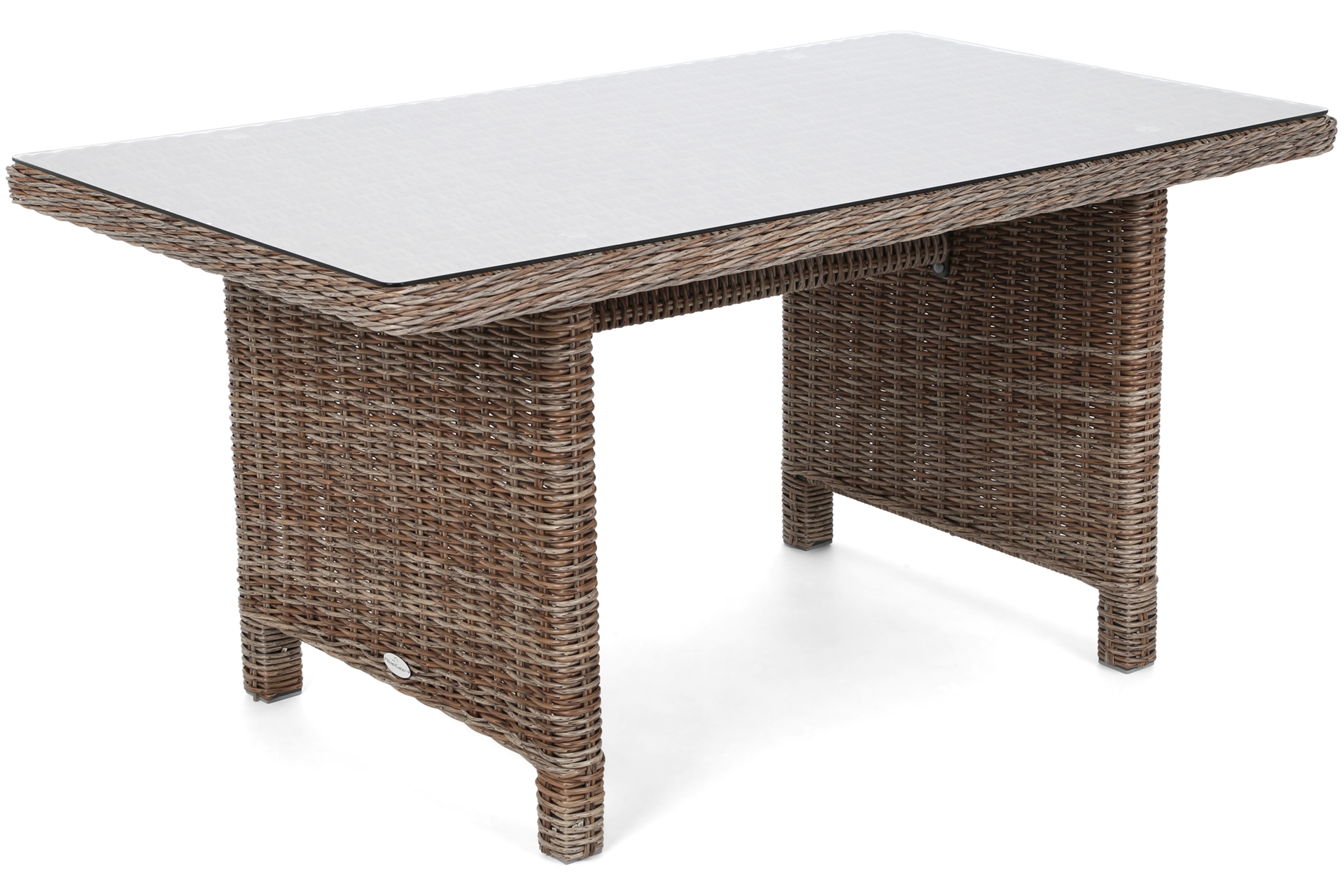 Narożnik ogrodowy technorattanowy California Ginger / Brown Melange