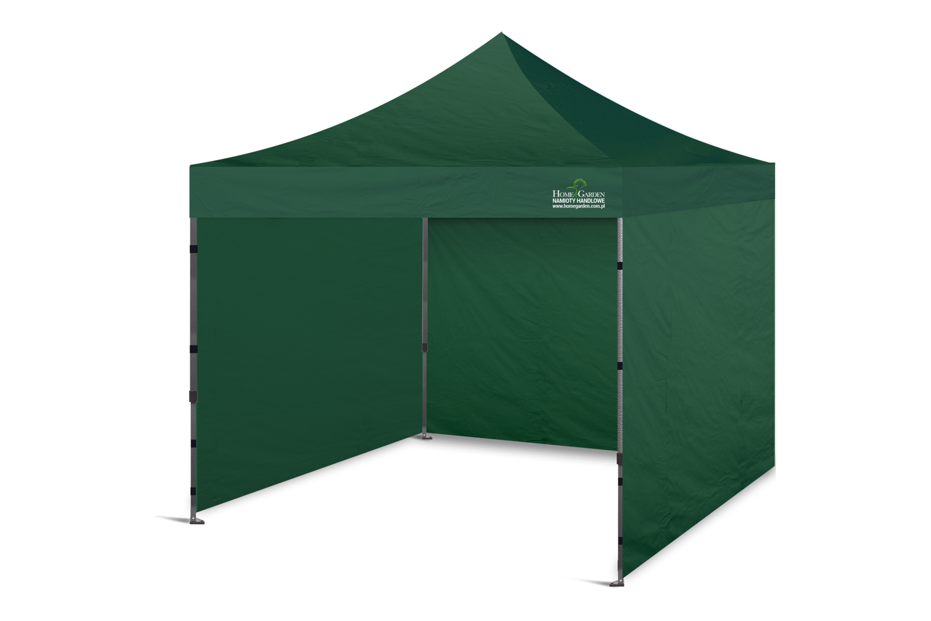 Namiot handlowy 300 x 300 cm zielony