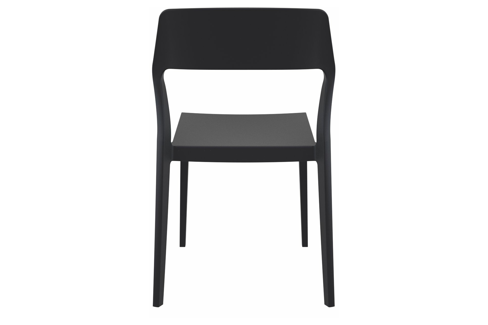 Krzesło Siesta Snow - czarne z polipropylenu Krzesło Siesta Snow Black