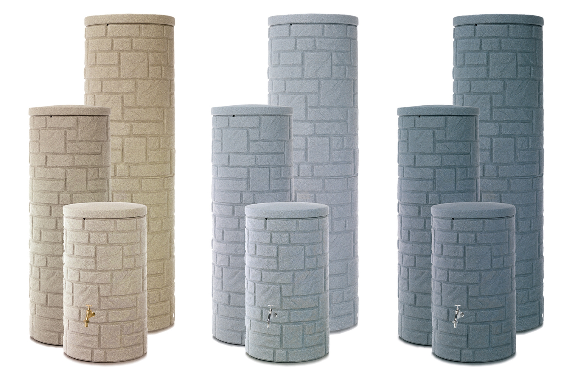 Zbiornik na deszczówkę MPI Arcado 360 l granitowy