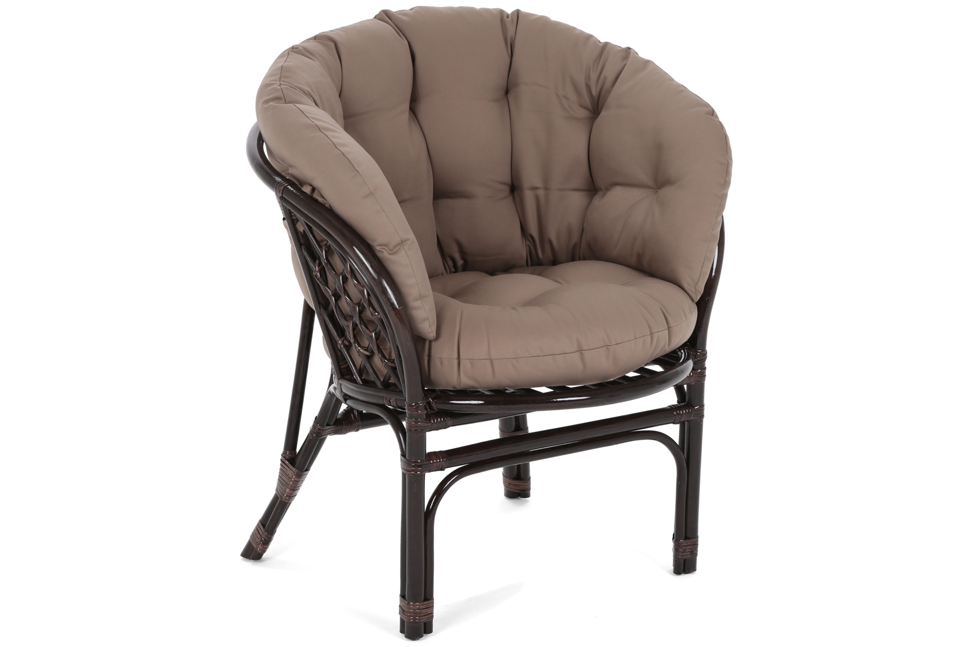 Meble ogrodowe rattanowe Bahama Brown / Cappuccino 3+1