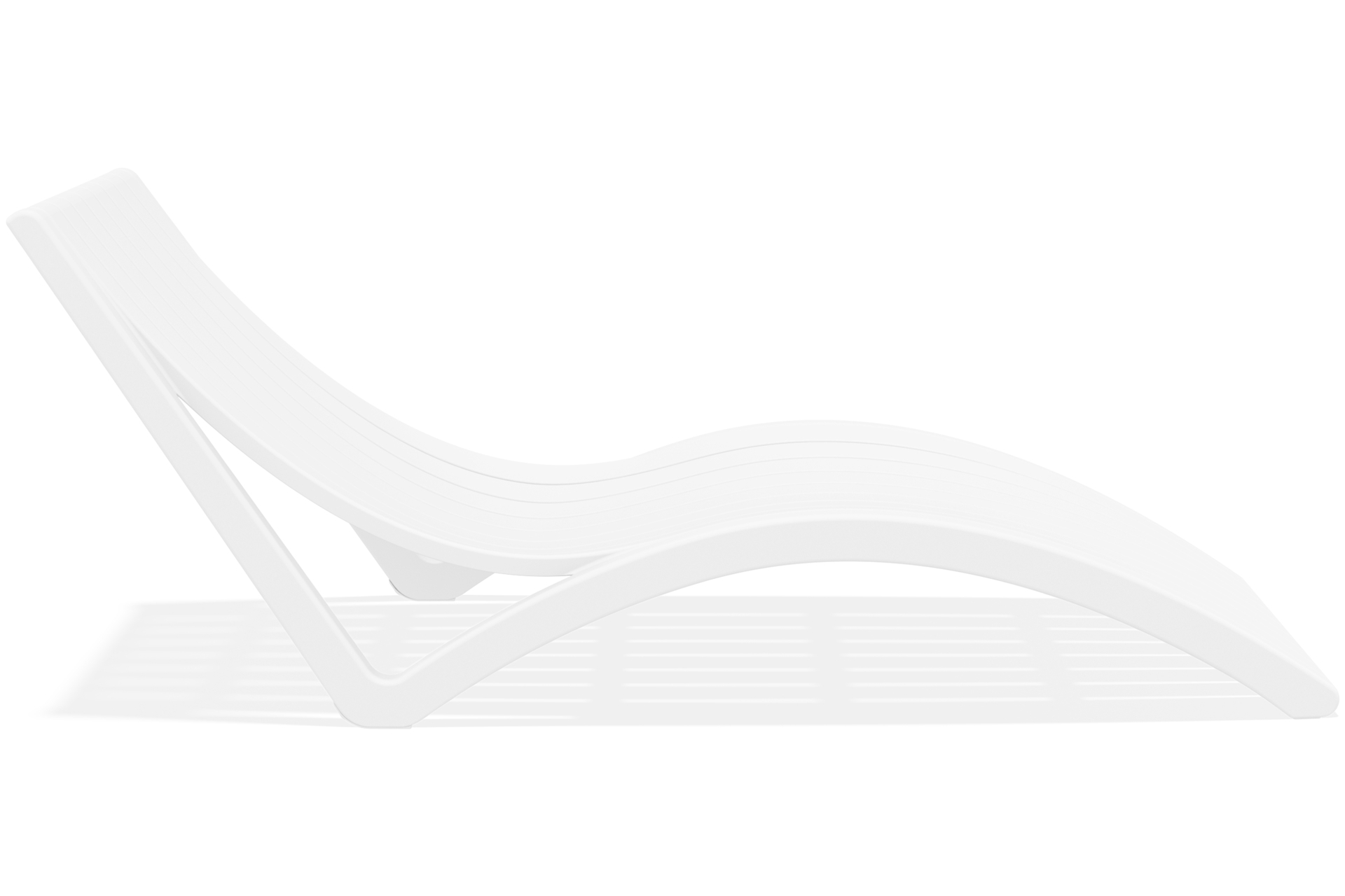 Leżak ogrodowy Siesta Slim White